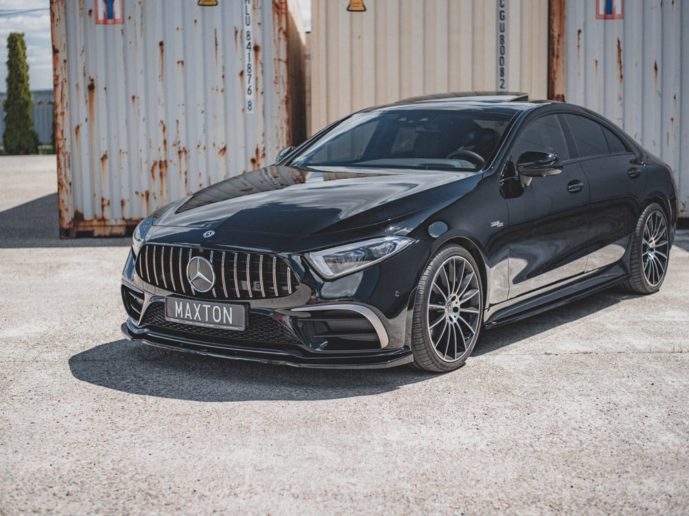 Maxton front splitter v2 mercedes-benz cls amg-line / 53amg c257 2 Maxton front splitter v2 mercedes-benz cls amg-line / 53amg c257 - image 2