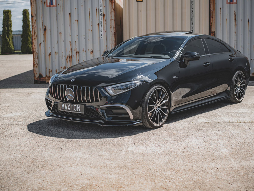 Maxton front splitter v3 mercedes-benz cls amg line / 53amg c257 (2018-2021) 2 Maxton front splitter v3 mercedes-benz cls amg line / 53amg c257 (2018-2021) - image 2