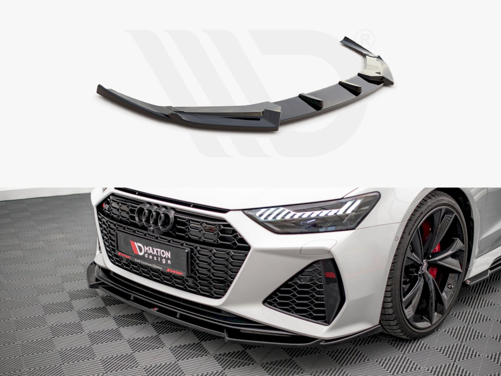Maxton front splitter v1 audi rs6 c8 / rs7 c8 (2019+) 1 Maxton front splitter v1 audi rs6 c8 / rs7 c8 (2019+)
