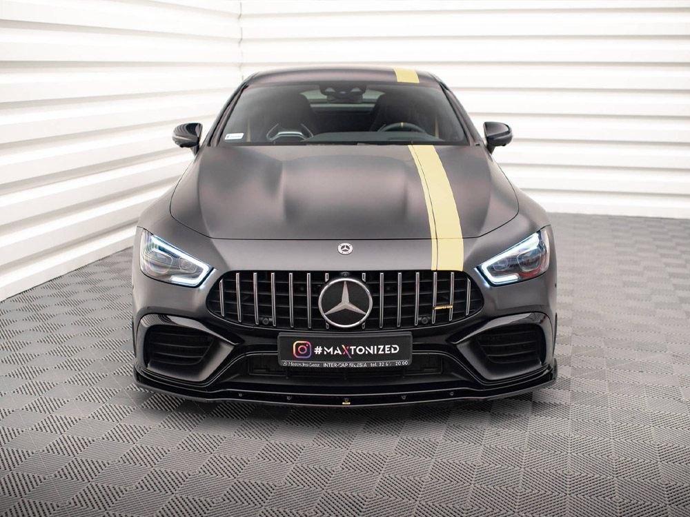 Maxton front splitter v2 mercedes amg gt 63s 4-door coupe aero 3 Maxton front splitter v2 mercedes amg gt 63s 4-door coupe aero - image 3