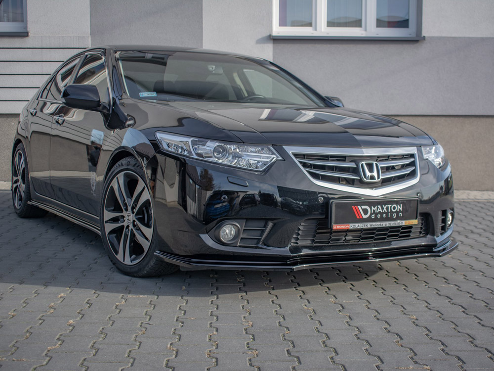 Maxton front splitter honda accord mk8 facelift models cu series (2011-2015) 2 Maxton front splitter honda accord mk8 facelift models cu series (2011-2015) - image 2