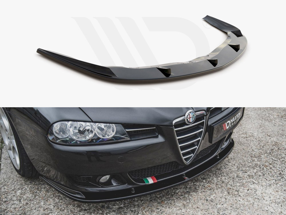 Maxton front splitter alfa romeo 156 facelift models (2003-2006) 1 Maxton front splitter alfa romeo 156 facelift models (2003-2006)