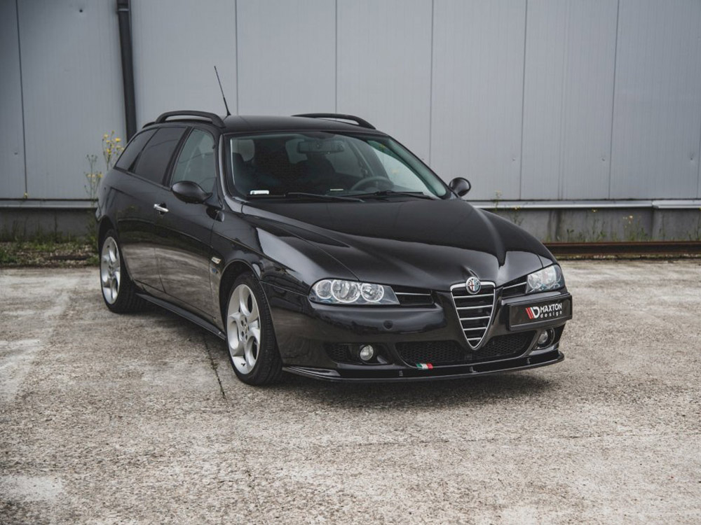 Maxton front splitter alfa romeo 156 facelift models (2003-2006) 2 Maxton front splitter alfa romeo 156 facelift models (2003-2006) - image 2