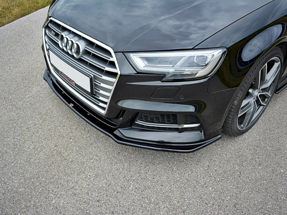 Maxton front splitter v1 audi s3/a3 s-line hatchback/sportback 8v facelift models 3 Maxton front splitter v1 audi s3/a3 s-line hatchback/sportback 8v facelift models - image 3