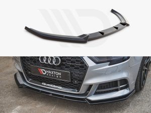 Maxton Front Splitter V3 Audi S3/A3 S-Line 8V Facelift Models Saloon (2016-2020)