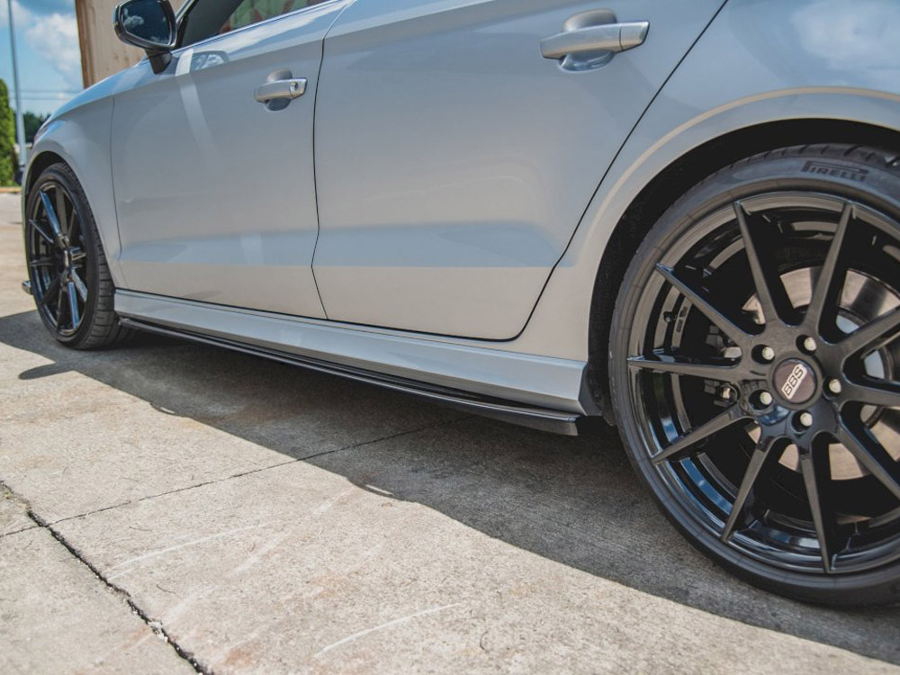 Maxton side skirts diffusers v2 audi s3 saloon 8v facelift models (2016-2020) 3 Maxton side skirts diffusers v2 audi s3 saloon 8v facelift models (2016-2020) - image 3