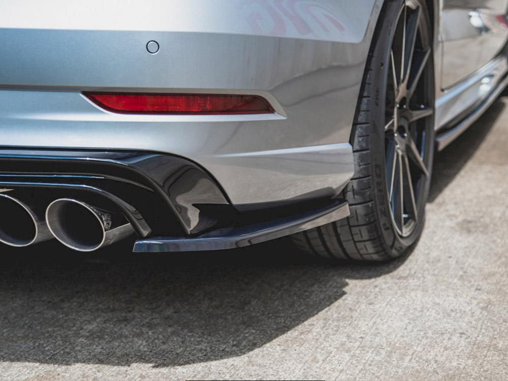 Maxton rear side splitters v2 audi s3 saloon 8v facelift models (2016-2020) 3 Maxton rear side splitters v2 audi s3 saloon 8v facelift models (2016-2020) - image 3