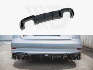 Maxton Rear Valance Audi S3 Saloon 8V Facelift Models (2016-2020)