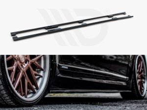 Maxton Side Skirts Diffusers Lexus LS Long Wheelbase Mk4 Facelift Models (2012-2017)
