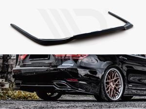 Maxton Central Rear Splitter Lexus LS Mk4 Facelift Models