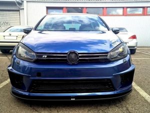 Maxton Front Splitter VW Golf Mk6 (With R400 Bumper) (2008-2012)