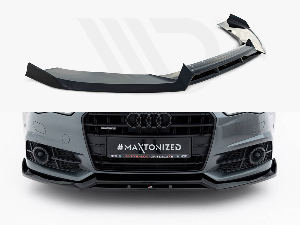 Maxton front splitter v3 audi a6 / a6 c7 s-line / s6 c7 facelift models 1 Maxton front splitter v3 audi a6 / a6 c7 s-line / s6 c7 facelift models