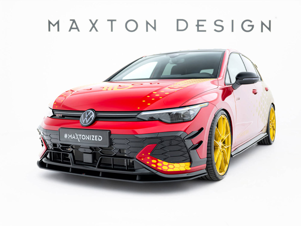 Maxton street pro front splitter volkswagen golf gti clubsport mk8 facelift models 2 Maxton street pro front splitter volkswagen golf gti clubsport mk8 facelift models - image 2
