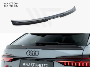 Maxton Prepreg Carbon Fibre Tailgate Spoiler (Lower) Audi RS6 C8