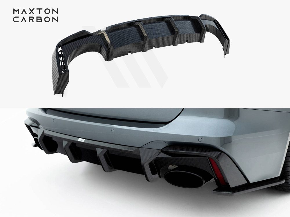 Maxton prepreg carbon fibre rear diffuser audi rs6 c8 1 Maxton prepreg carbon fibre rear diffuser audi rs6 c8