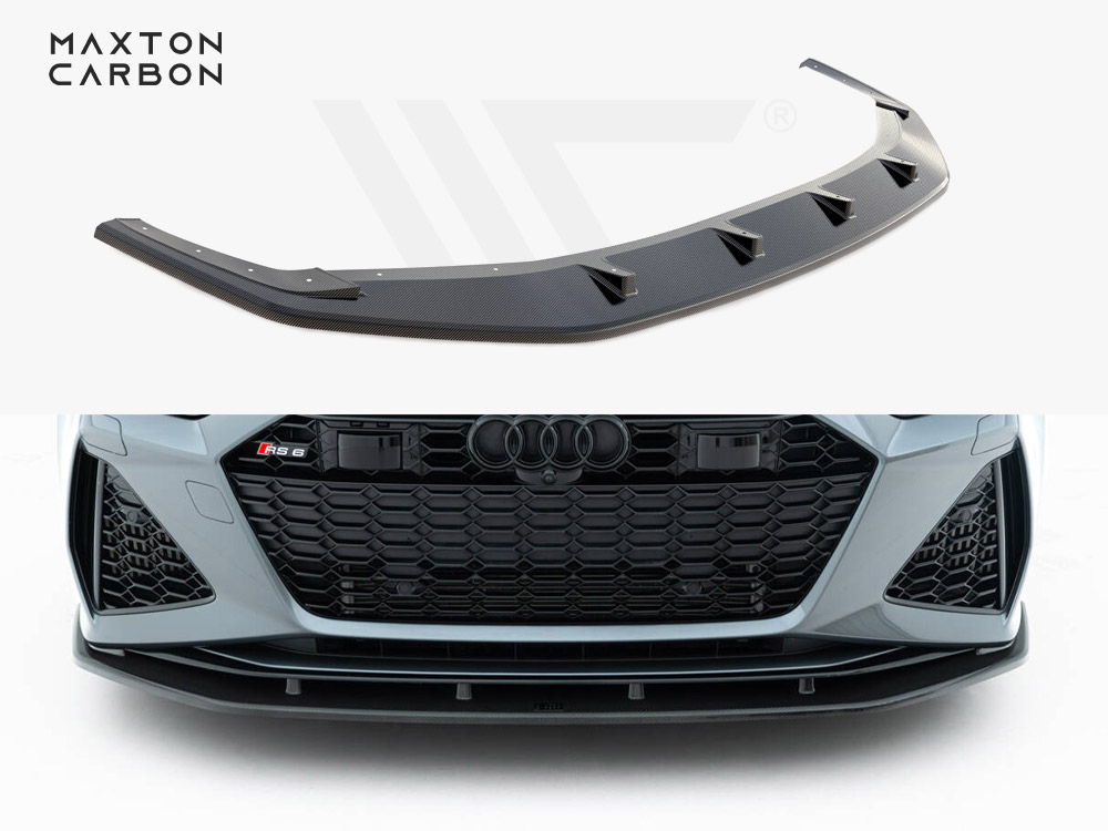 Maxton carbon fibre front splitter audi rs6 c8 / rs7 c8 1 Maxton carbon fibre front splitter audi rs6 c8 / rs7 c8