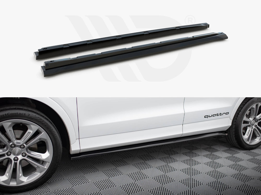 Maxton side skirts diffusers audi q3 s-line 8u 1 Maxton side skirts diffusers audi q3 s-line 8u