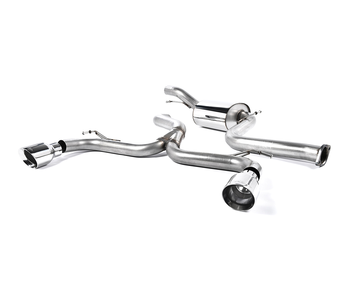 Milltek sport ford focus st225 3" race cat-back exhaust system 1 Milltek sport ford focus st225 3" race cat-back exhaust system