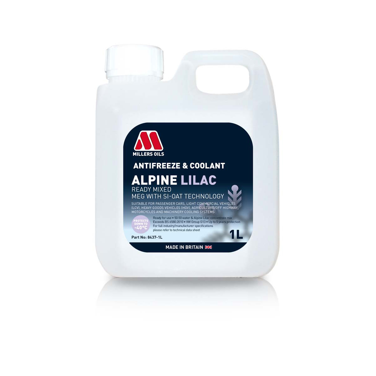 Millers oils alpine lilac antifreeze coolant ready mixed 3 Millers oils alpine lilac antifreeze coolant ready mixed - image 3