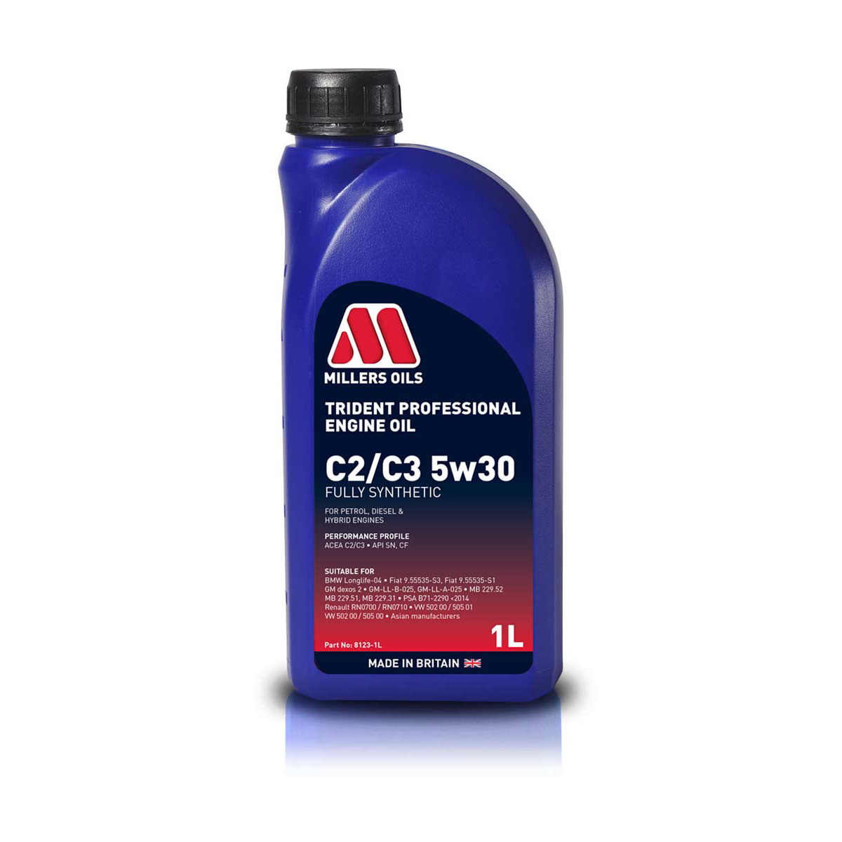 Millers oils trident professional c2/c3 5w30 engine oil 2 Millers oils trident professional c2/c3 5w30 engine oil - image 2