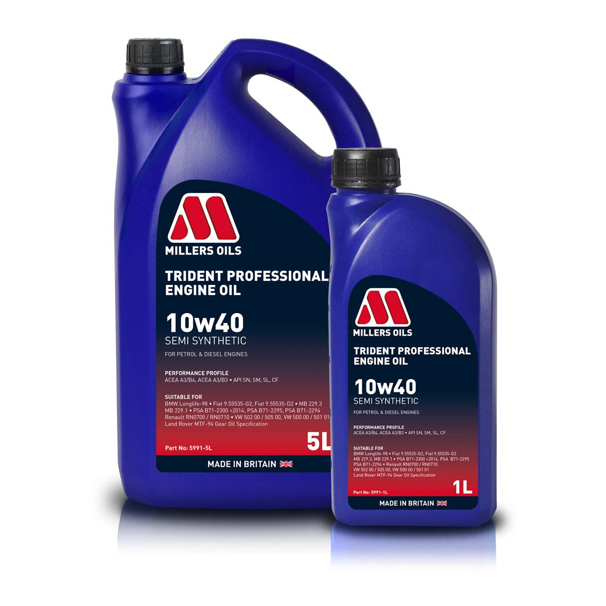 Millers oils trident professional engine oil 10w40 1 Millers oils trident professional engine oil 10w40