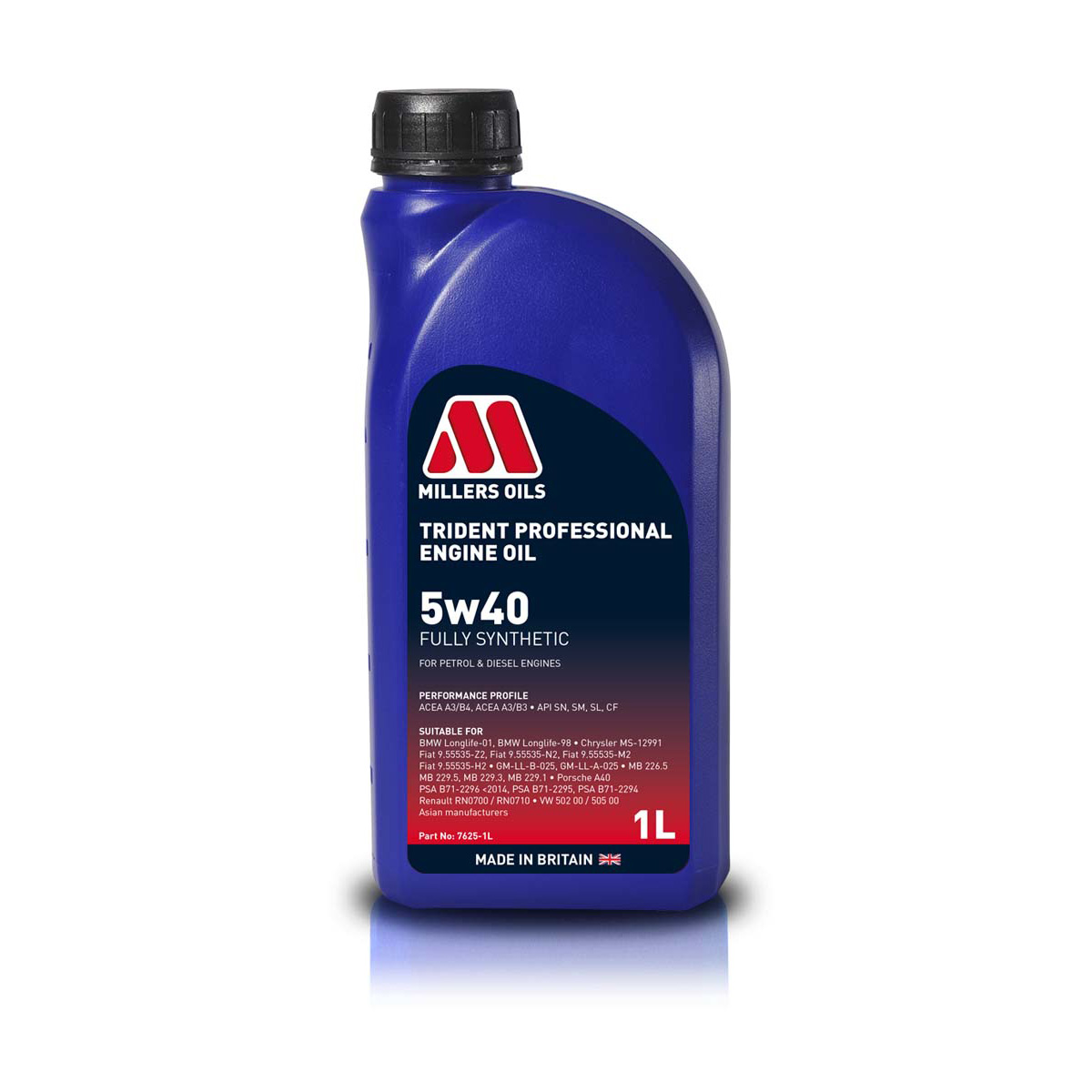 Millers oils trident professional engine oil 5w40 2 Millers oils trident professional engine oil 5w40 - image 2