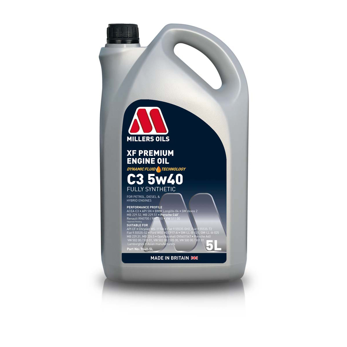 Millers oils xf premium c3 5w-40 engine oil 2 Millers oils xf premium c3 5w-40 engine oil - image 2