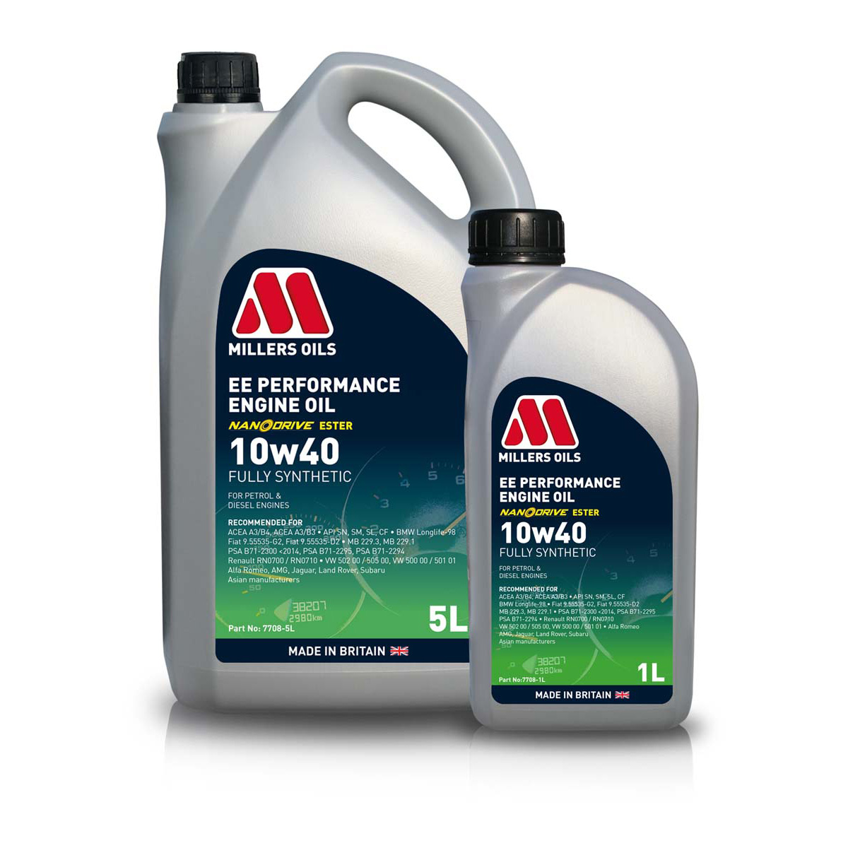 Millers oils ee performance engine oil 10w40 1 Millers oils ee performance engine oil 10w40