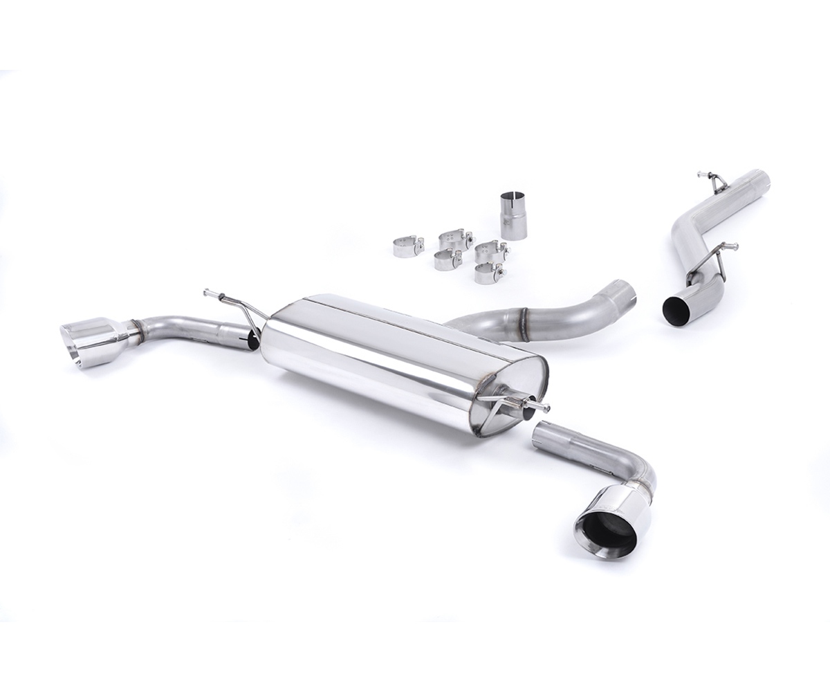 Milltek sport audi tt mk2 3. 2 v6 quattro cat-back exhaust system 2 Milltek sport audi tt mk2 3. 2 v6 quattro cat-back exhaust system - image 2