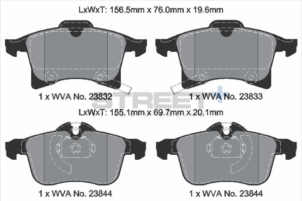 Pagid racing street+ brake pads - t8179sp2001 2 Pagid racing street+ brake pads - t8179sp2001 - image 2