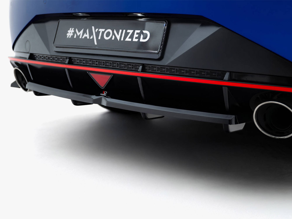 Maxton central rear splitter (vertical bars) hyundai elantra n mk7 3 Maxton central rear splitter (vertical bars) hyundai elantra n mk7 - image 3