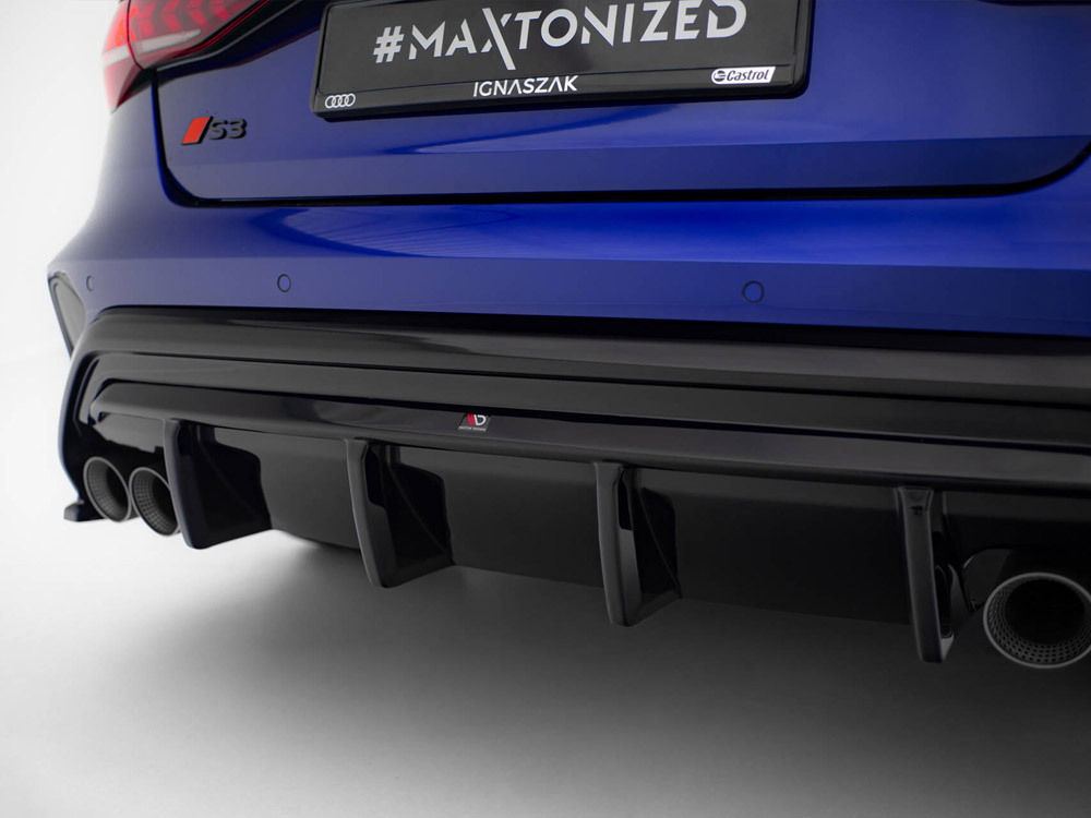 Maxton rear valance audi s3 saloon 8y facelift models 4 Maxton rear valance audi s3 saloon 8y facelift models - image 4