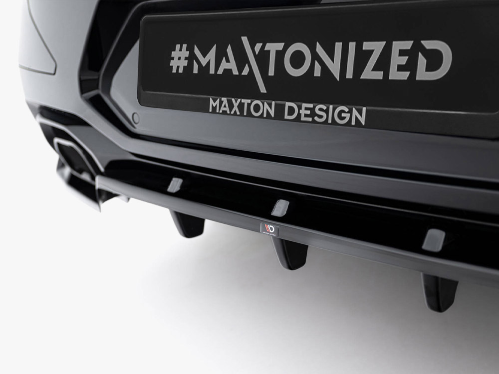 Maxton rear splitter (vertical bars) v2 bmw x4 m-pack g02 facelift models 4 Maxton rear splitter (vertical bars) v2 bmw x4 m-pack g02 facelift models - image 4