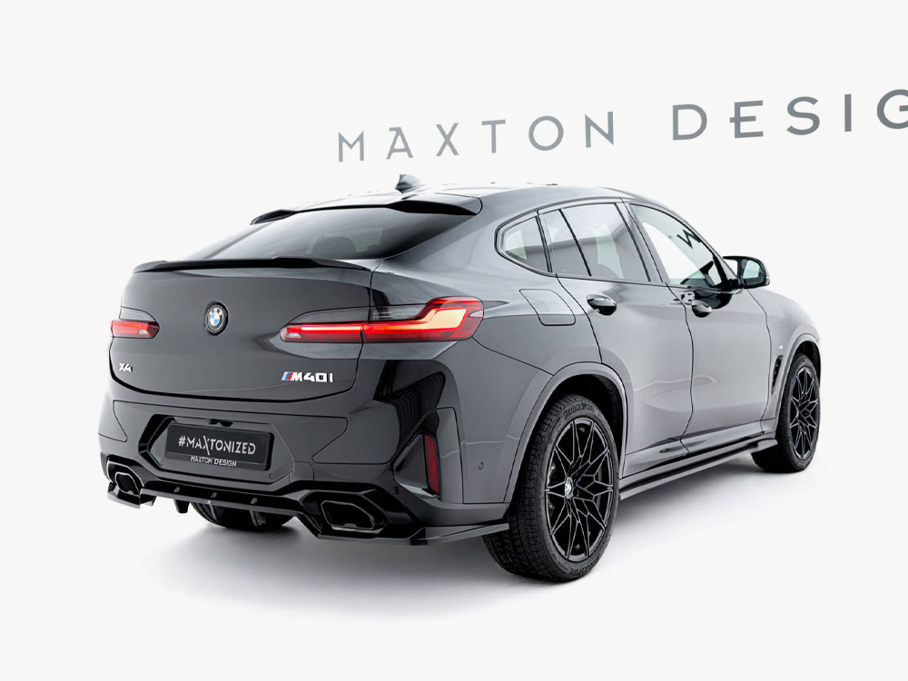 Maxton rear splitter (vertical bars) v2 bmw x4 m-pack g02 facelift models 2 Maxton rear splitter (vertical bars) v2 bmw x4 m-pack g02 facelift models - image 2