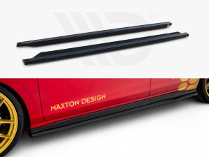 Maxton Side Skirts Diffusers V2 Volkswagen Golf GTI Clubsport Mk8 Facelift Models