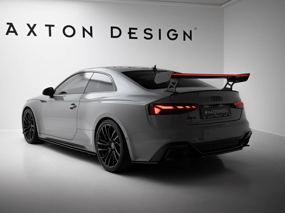 Maxton carbon spoiler with external brackets uprights v2 + led for audi a5 / a5 s-line / s5 / rs5 coupe f5 / f5 facelift models 3 Maxton carbon spoiler with external brackets uprights v2 + led for audi a5 / a5 s-line / s5 / rs5 coupe f5 / f5 facelift models - image 3