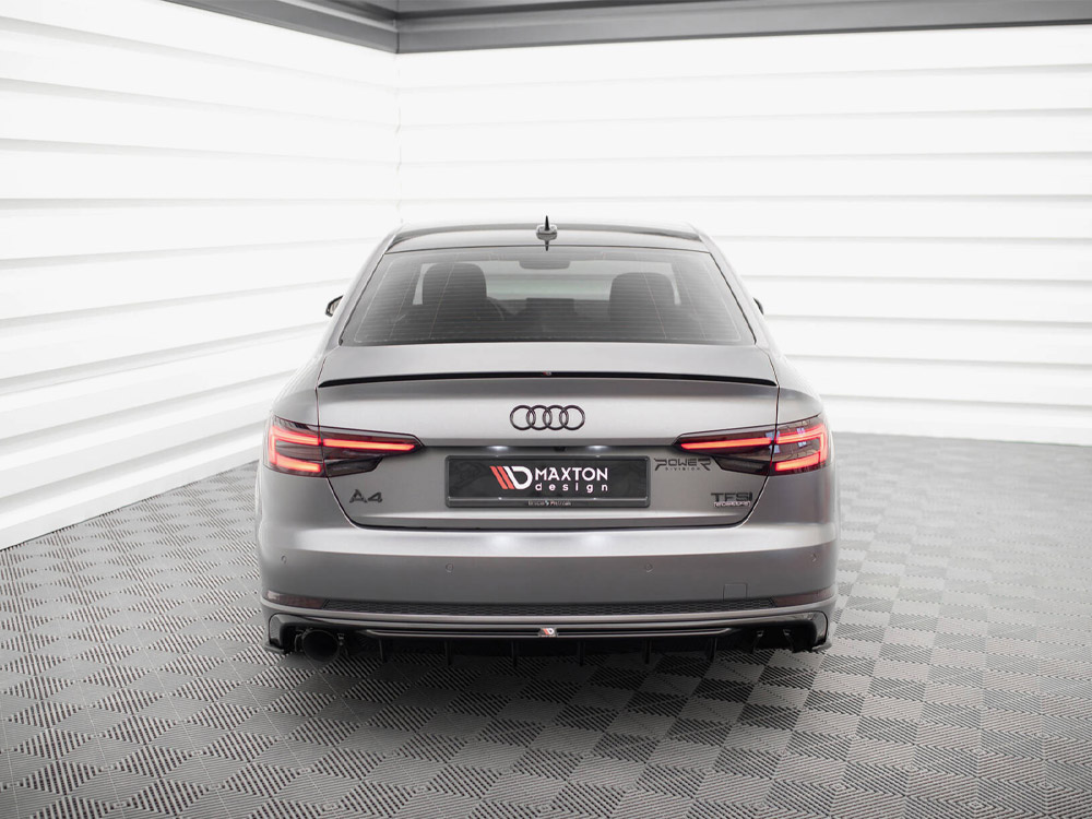 Maxton rear valance audi a4 b9 s-line (version with single exhaust tips on one side) 3 Maxton rear valance audi a4 b9 s-line (version with single exhaust tips on one side) - image 3