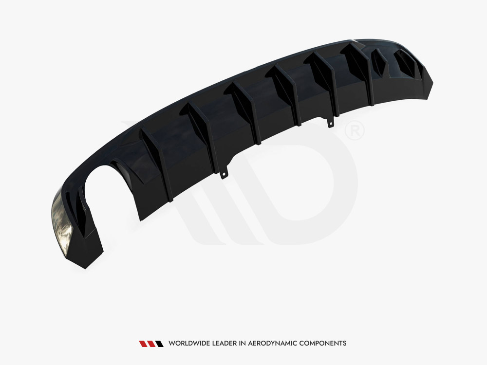 Maxton rear valance audi a4 b9 s-line (version with single exhaust tips on one side) 6 Maxton rear valance audi a4 b9 s-line (version with single exhaust tips on one side) - image 6