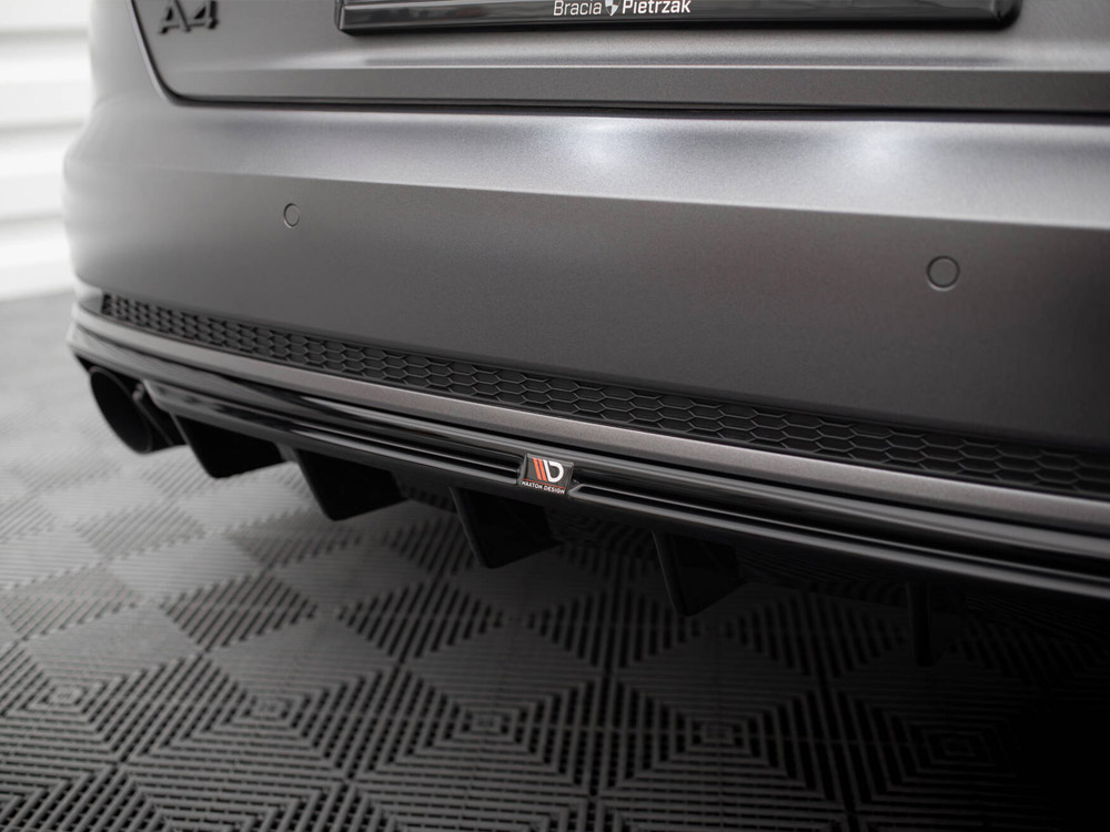 Maxton rear valance audi a4 b9 s-line (version with single exhaust tips on one side) 4 Maxton rear valance audi a4 b9 s-line (version with single exhaust tips on one side) - image 4