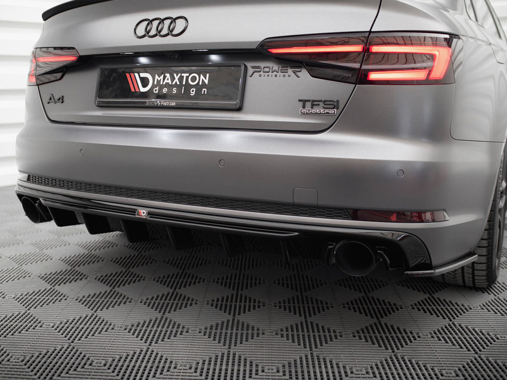 Maxton rear valance audi a4 b9 s-line (version with single exhaust tips on both sides) 5 Maxton rear valance audi a4 b9 s-line (version with single exhaust tips on both sides) - image 5
