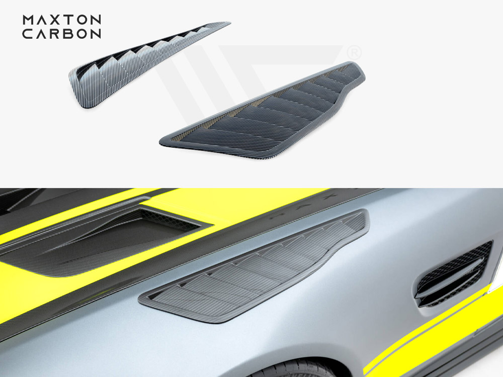 Maxton prepreg carbon front fender side vents mercedes-amg gt c c190 facelift models 1 Maxton prepreg carbon front fender side vents mercedes-amg gt c c190 facelift models