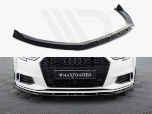 Maxton Front Splitter Audi A3 Saloon 8V Facelift Models
