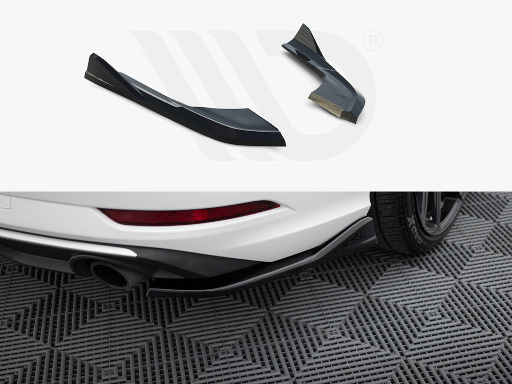 Maxton rear side splitters v1 audi a3 saloon 8v facelift models 1 Maxton rear side splitters v1 audi a3 saloon 8v facelift models