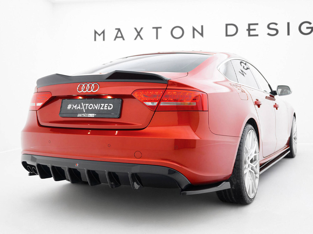 Maxton rear valance audi a5 s-line sportback 8t (version with dual exhaust tips on one side) 2 Maxton rear valance audi a5 s-line sportback 8t (version with dual exhaust tips on one side) - image 2