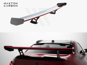 Maxton Carbon Spoiler with Internal Brackets Uprights + LED BMW M2 G87