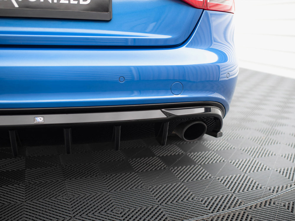 Maxton rear valance audi a4 s-line saloon b8 (version with single exhaust tips on both sides) 4 Maxton rear valance audi a4 s-line saloon b8 (version with single exhaust tips on both sides) - image 4