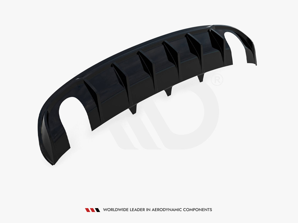 Maxton rear valance audi a4 s-line saloon b8 (version with single exhaust tips on both sides) 6 Maxton rear valance audi a4 s-line saloon b8 (version with single exhaust tips on both sides) - image 6