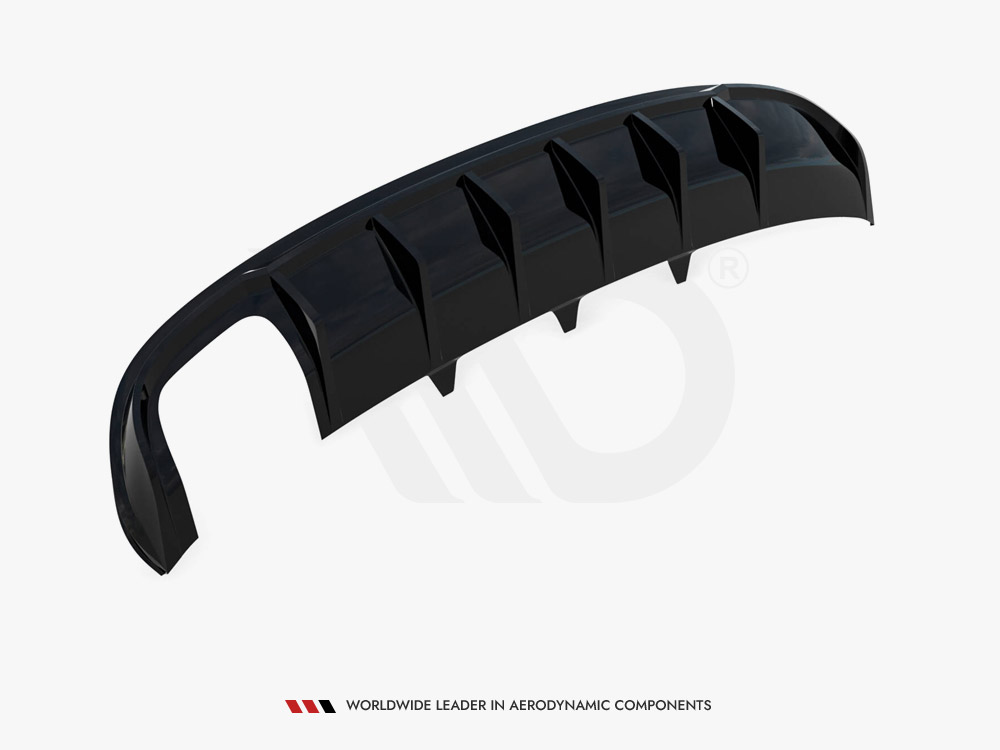 Maxton rear valance audi a4 s-line saloon b8 (version with dual exhaust tips on one side) 6 Maxton rear valance audi a4 s-line saloon b8 (version with dual exhaust tips on one side) - image 6