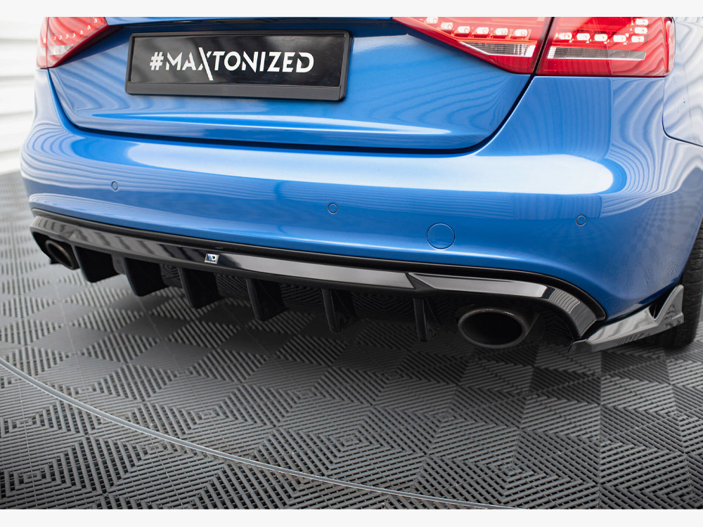 Maxton rear valance audi a4 s-line saloon b8 (version with single exhaust tips on both sides) 3 Maxton rear valance audi a4 s-line saloon b8 (version with single exhaust tips on both sides) - image 3