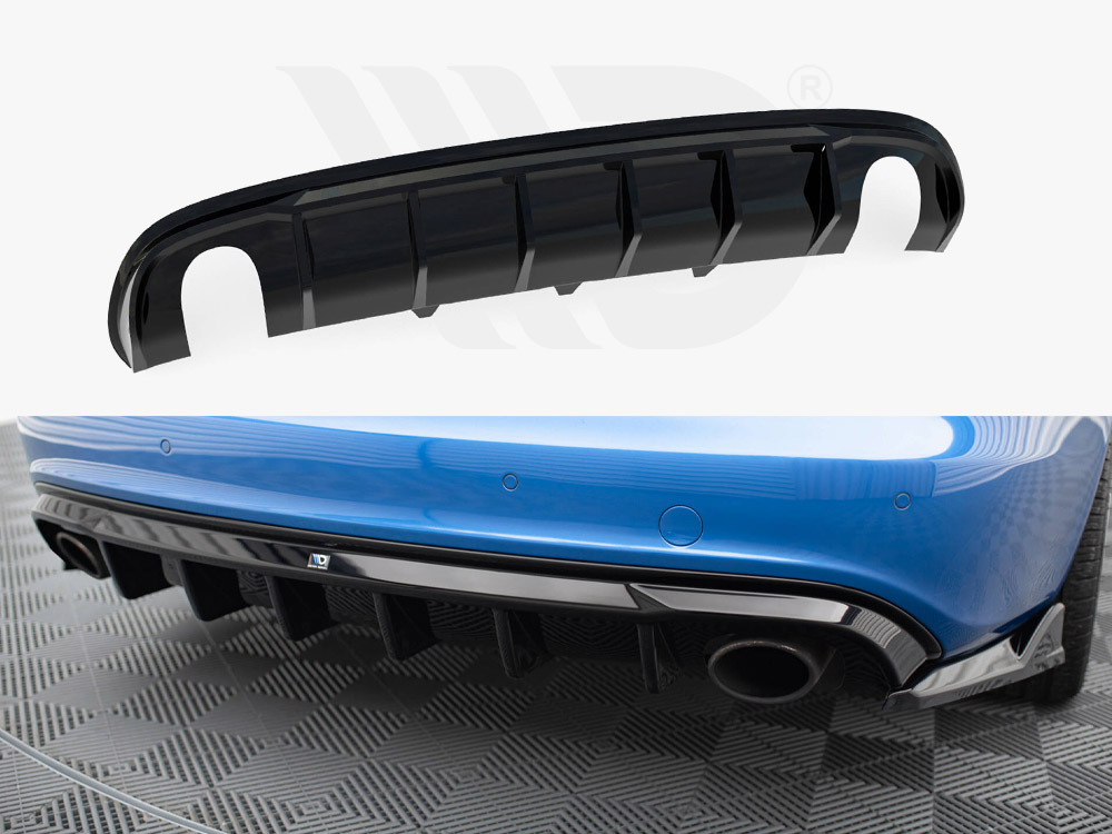 Maxton rear valance audi a4 s-line saloon b8 (version with single exhaust tips on both sides) 1 Maxton rear valance audi a4 s-line saloon b8 (version with single exhaust tips on both sides)